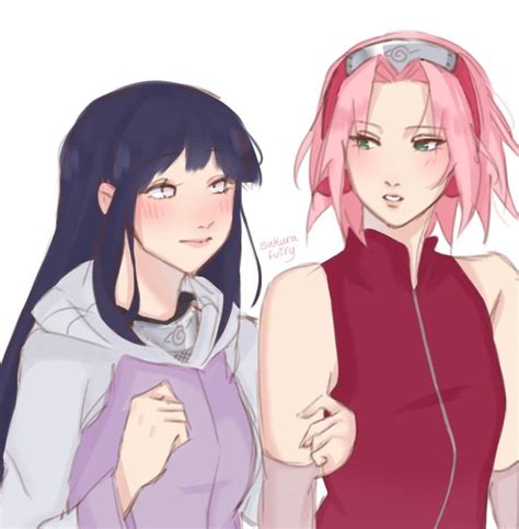 hinata e sakura|SakuHina